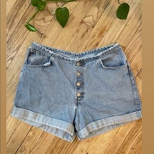 Vintage Button Fly Jean shorts